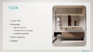 Kiegészítők, tárolás